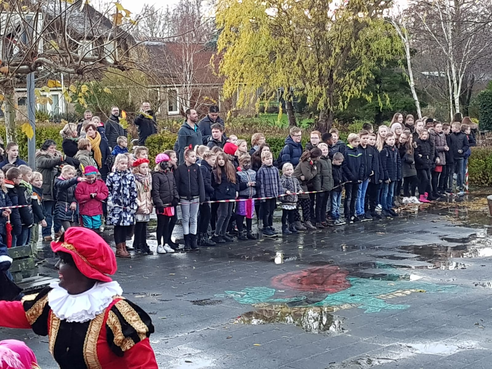 Bezoek van Sinterklaas